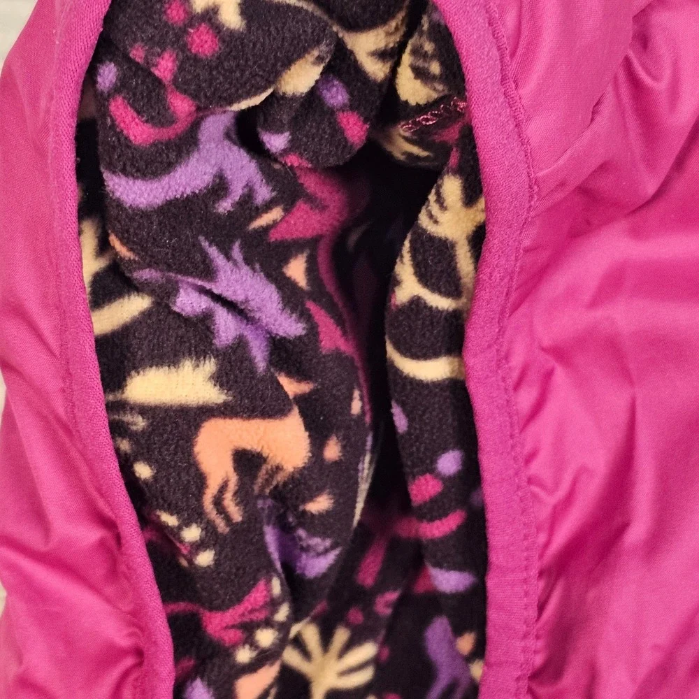 Columbia Snuggly Bunny Bunting Infant 0-3 MonthsPink Down Puffer Snowsuit Hooded
